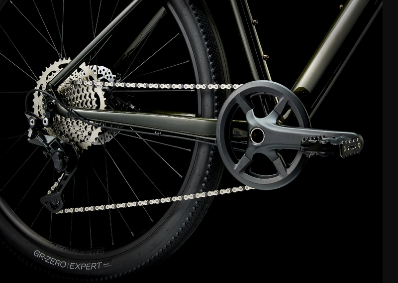 Trek Dual Sport 3 Gen 5 Hybrid Bike 2023 in Black Olive-4